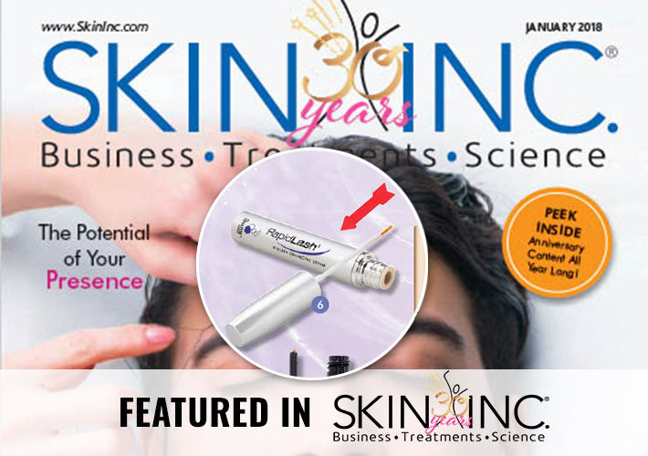 SKIN INC. FEATURING RAPIDLASH IN A “FACE FRAMERS” STORY